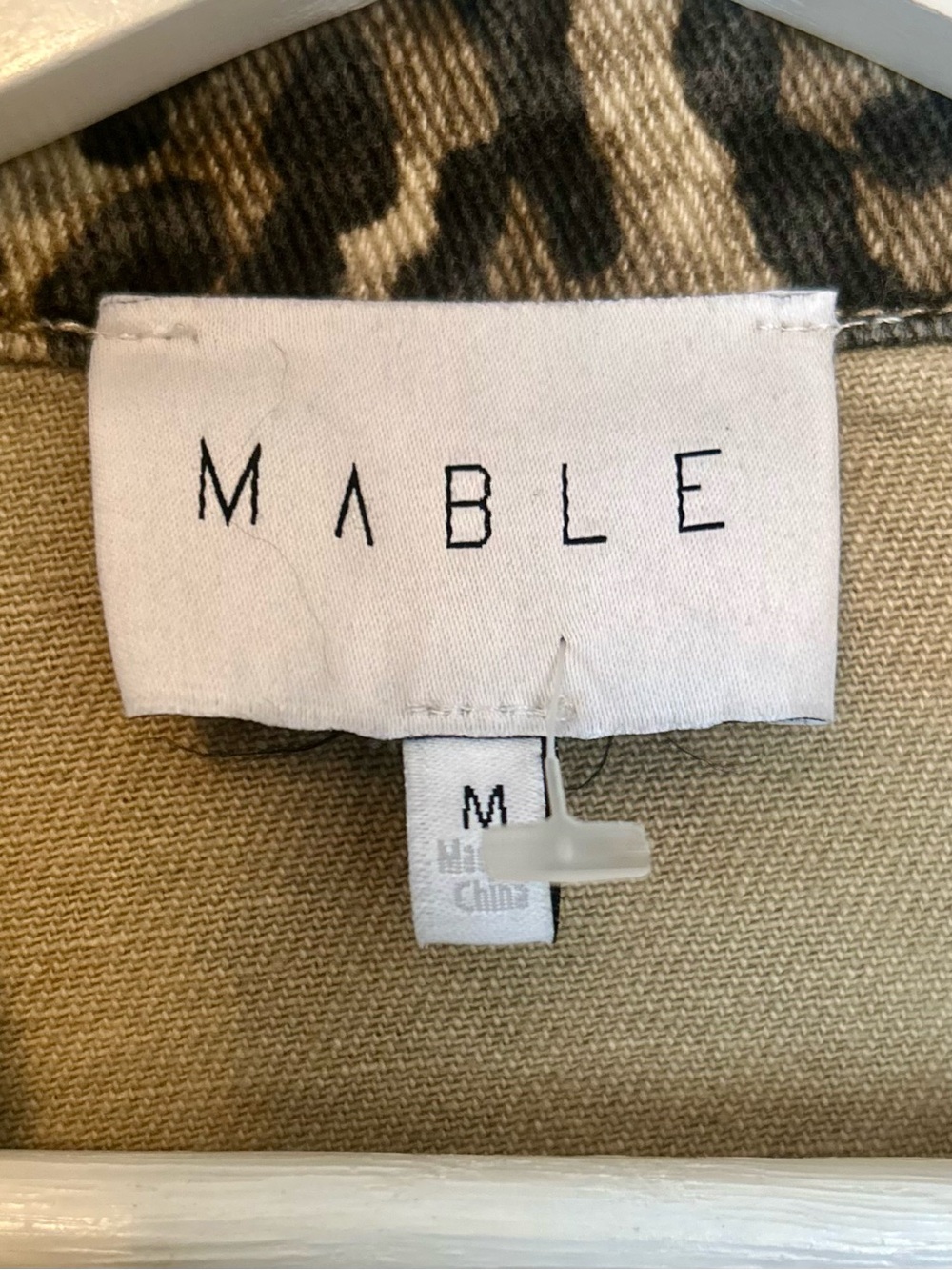 Anthropologie MABLE Leopard Print Romper Beige/Black M Oversized Animal Cheetah - Picture 4 of 11